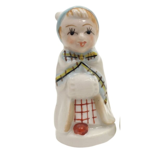 Vtg Salt Pepper Shaker Boy Girl Couple Japan Figurine Cake Topper Anniversary - Picture 7 of 16